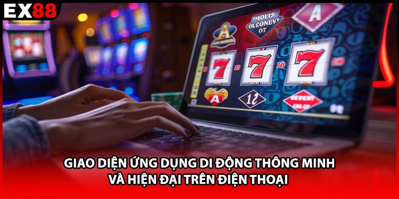 Giao diện ứng dụng di động thông minh và hiện đại trên điện thoại 